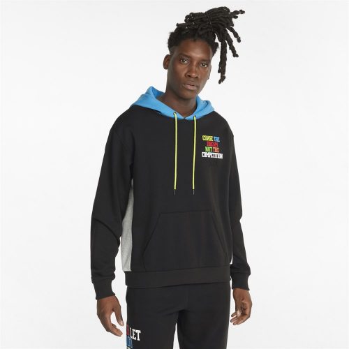 PUMA PLAYBOOK PULLOVER HOODIE BLACK