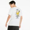 PUMA X GARFIELD GRAPHIC TEE WHITE