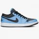 AIR JORDAN 1 LOW UNIVERSITY BLUE/BLACK-WHITE