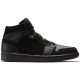 AIR JORDAN 1 MID BLACK/DK SMOKE GREY-BLACK