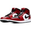 AIR JORDAN 1 MID BLACK/BLACK-GYM RED