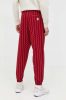 KARL KANI SMALL SIGNATURE ZICZAC PINSTRIPE RELAXED FIT SWEATPANTS RED XL