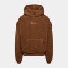 Karl Kani Sweatshirt Metal Signature Teddy Hoodie BROWN