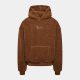 Karl Kani Sweatshirt Metal Signature Teddy Hoodie BROWN