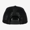 NEW ERA NBA ALL OVER PRINT A-FRAME TRUCKER CAP BLACK