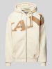 Karl Kani Wavy Retro Os Full Zip Hoodie Off White