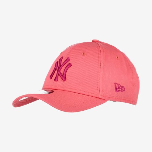 NEW ERA MLB NEW YORK YANKEES LEAGUE ESSENTIAL 9FORTY STRAPBACK CAP PINK / PURPLE