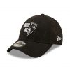 NEW ERA NBA BROOKLYN NETS SPLIT LOGO 9FORTY CAP BLACK