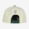 NEW ERA NBA MILWAUKEE BUCKS DRAFT 9FIFTY SNAPBACK CAP CREAM/GREEN