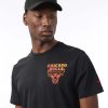 NEW ERA CHICAGO BULLS NBA NEON FADE TEE BLACK