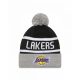 NEW ERA LOS ANGELES LAKERS KIDS CHYT JAKE CUFF BEANIE GRAY/BLACK