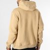 KARL KANI SMALL SIGNATURE ESSENTIAL HOODIE LIGHT BROWN XL