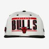 NEW ERA CHICAGO BULLS RETRO TITLE 9FIFTY WHITE