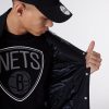 NEW ERA NBA ALL OVER PRINT BOMBER JACKET BLACK 4XL