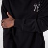 NEW ERA MLB NEW YORK YANKEES BP METALLIC HOODY BLACK