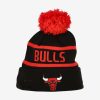 NEW ERA CHICAGO BULLS JAKE CUFF BEANIE BLACK/RED