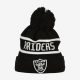 NEW ERA LAS VEGAS RAIDERS JAKE CUFF BEANIE BLACK/WHITE