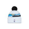 NEW ERA NBA BROOKLYN NETS KNIT CITY EDITION 2022 WHITE/BLACK