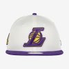 NEW ERA LOS ANGELES LAKERS CROWN PATCHES 9FIFTY WHITE