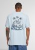 Karl Kani Glacier Palm Trees Backprint Tee Light Blue M