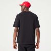 NEW ERA NBA CHICAGO BULLS NBA DRIP LOGO OS TEE BLACK M