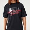 NEW ERA NBA SCRIPT OS MESH TEE BLACK