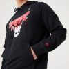 NEW ERA NBA CHICAGO BULLS NBA DRIP LOGO HOODY BLACK