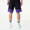 NEW ERA LOS ANGELES LAKERS NBA COLOUR BLOCK SHORTS BLACK XXL