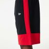 NEW ERA NBA COLOUR BLOCK SHORTS BLACK XXL