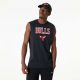 NEW ERA CHICAGO BULLS NBA TEAM LOGO SLEVLSS TEE BLACK