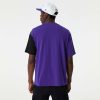 NEW ERA LOS ANGELES LAKERS NBA CUT AND SEW OS TEE PURPLE