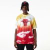 NEW ERA CHICAGO BULLS NBA SKY AOP OS TEE RED