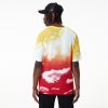 NEW ERA CHICAGO BULLS NBA SKY AOP OS TEE RED L