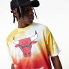 NEW ERA CHICAGO BULLS NBA SKY AOP OS TEE RED