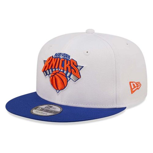 NEW ERA NEW YORK KNICKS WHT CROWN TEAM 9FIFTY WHITE S/M