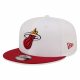 NEW ERA MIAMI HEAT WHT CROWN TEAM 9FIFTY WHITE S/M