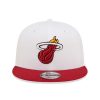 NEW ERA MIAMI HEAT WHT CROWN TEAM 9FIFTY WHITE S/M