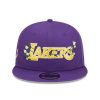 NEW ERA LOS ANGELES LAKERS FLOWER WORDMARK 9FIFTY PURPLE S/M