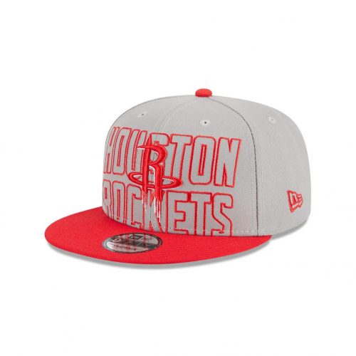 NEW ERA HOUSTON ROCKETS 2023 NBA DRAFT 950 GREY RED