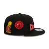 NEW ERA CHICAGO BULLS CHAMPIONS PATCH 9FIFTY BLACK S/M