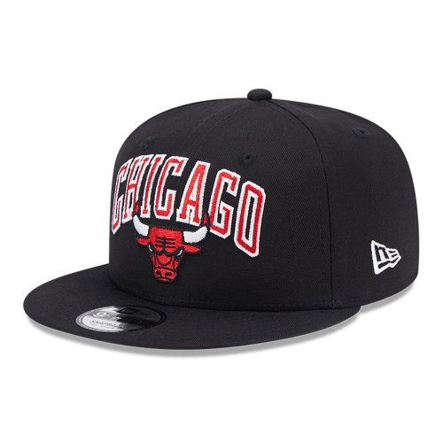 NEW ERA NBA PATCH 9FIFTY CHICAGO BULLS BLACK M/L