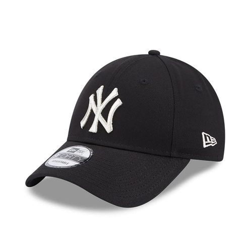 NEW ERA FEMALE METALLIC LOGO 9FORTY BLACK