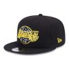 NEW ERA LOS ANGELES LAKERS SEASONAL INFILL 9FIFT BLACK M/L