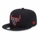 NEW ERA CHICAGO BULLS SEASONAL INFILL 9FIFTY BLACK