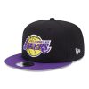 NEW ERA LOS ANGELES LAKERS CONTRAST SIDE PATCH 9FIFTY BLACK M/L