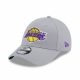 NEW ERA LOS ANGELES LAKERS TEAM SIDE PATCH 9FORTY GREY ONE