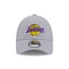 NEW ERA LOS ANGELES LAKERS TEAM SIDE PATCH 9FORTY GREY ONE