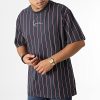 KARL KANI KK SMALL SIGNATURE PINSTRIPE TEE NAVY/RED/WHITE S