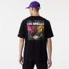 NEW ERA NBA CITY GRPHC BP OS TEE LOS ANGELES LAKERS BLACK XL