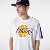 NEW ERA NBA COLOUR BLOCK OS TEE LOS ANGELES LAKERS WHITE XL